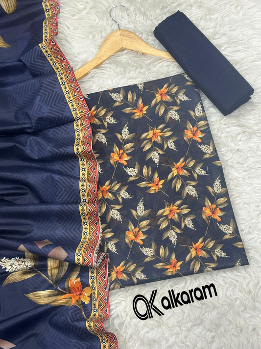 3pc Khaddar Alkaram-ZI004