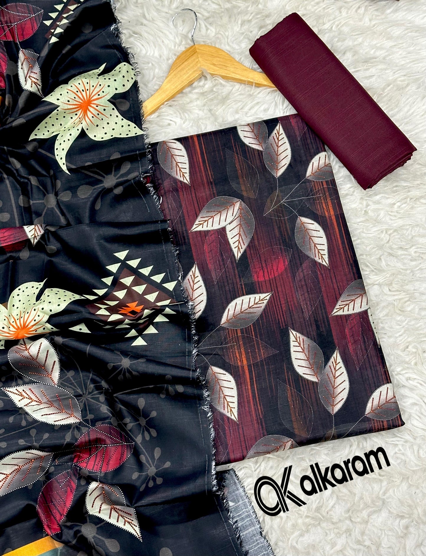 3pc Khaddar Alkaram-ZI005