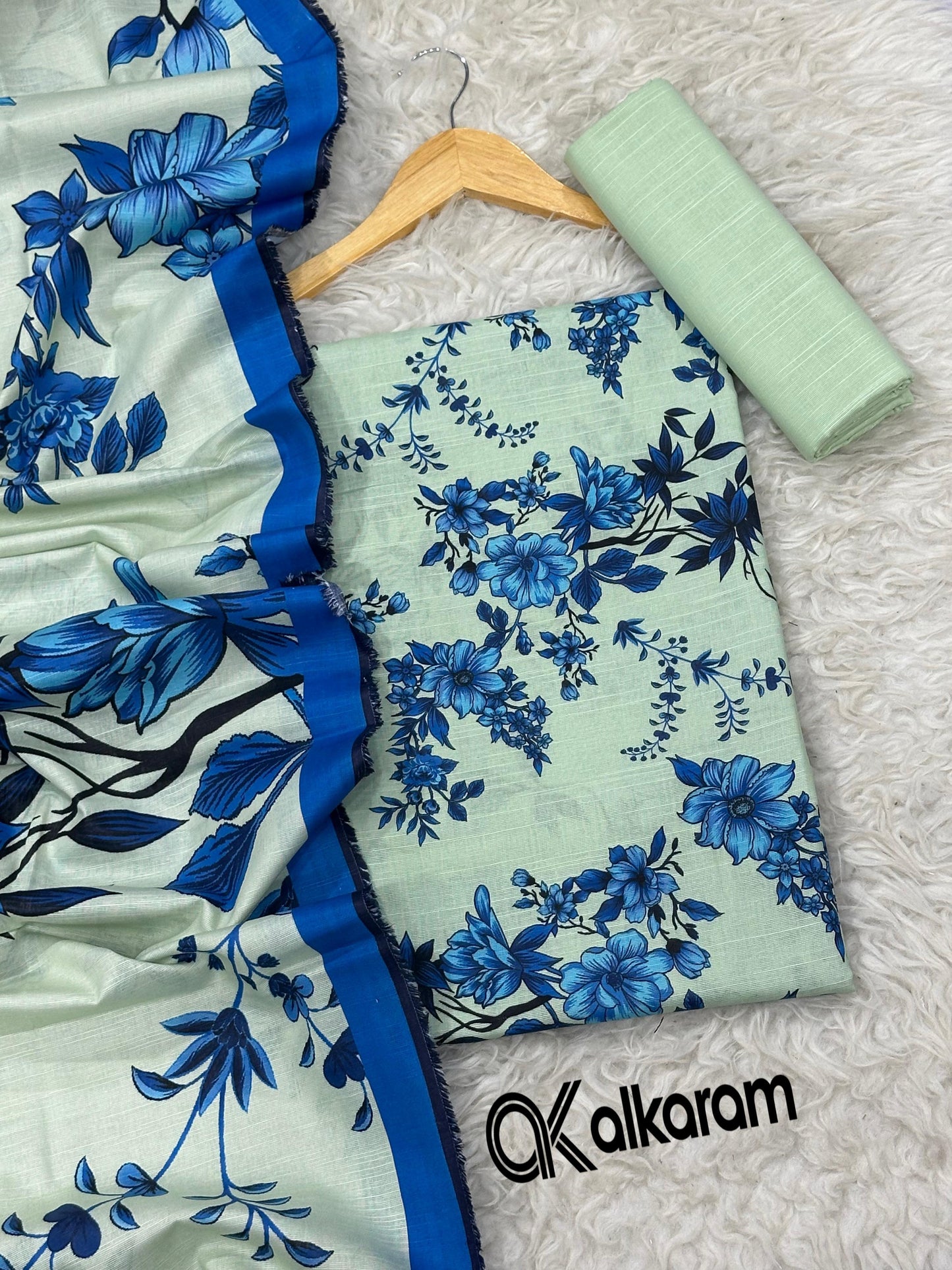 3pc Khaddar Alkaram-ZI007