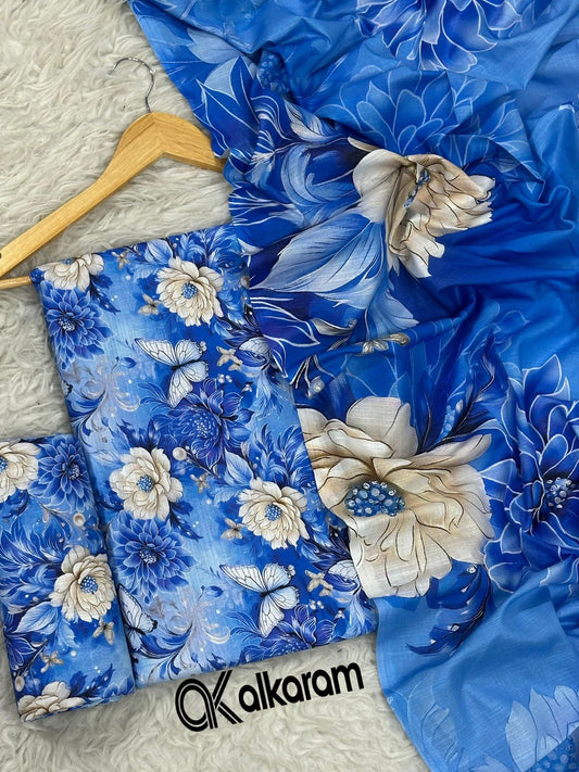 3pc Khaddar Alkaram-ZI029