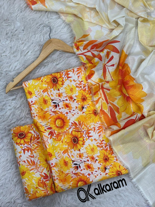 3pc Khaddar Alkaram-ZI030