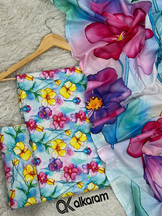 3pc Khaddar Alkaram-ZI032