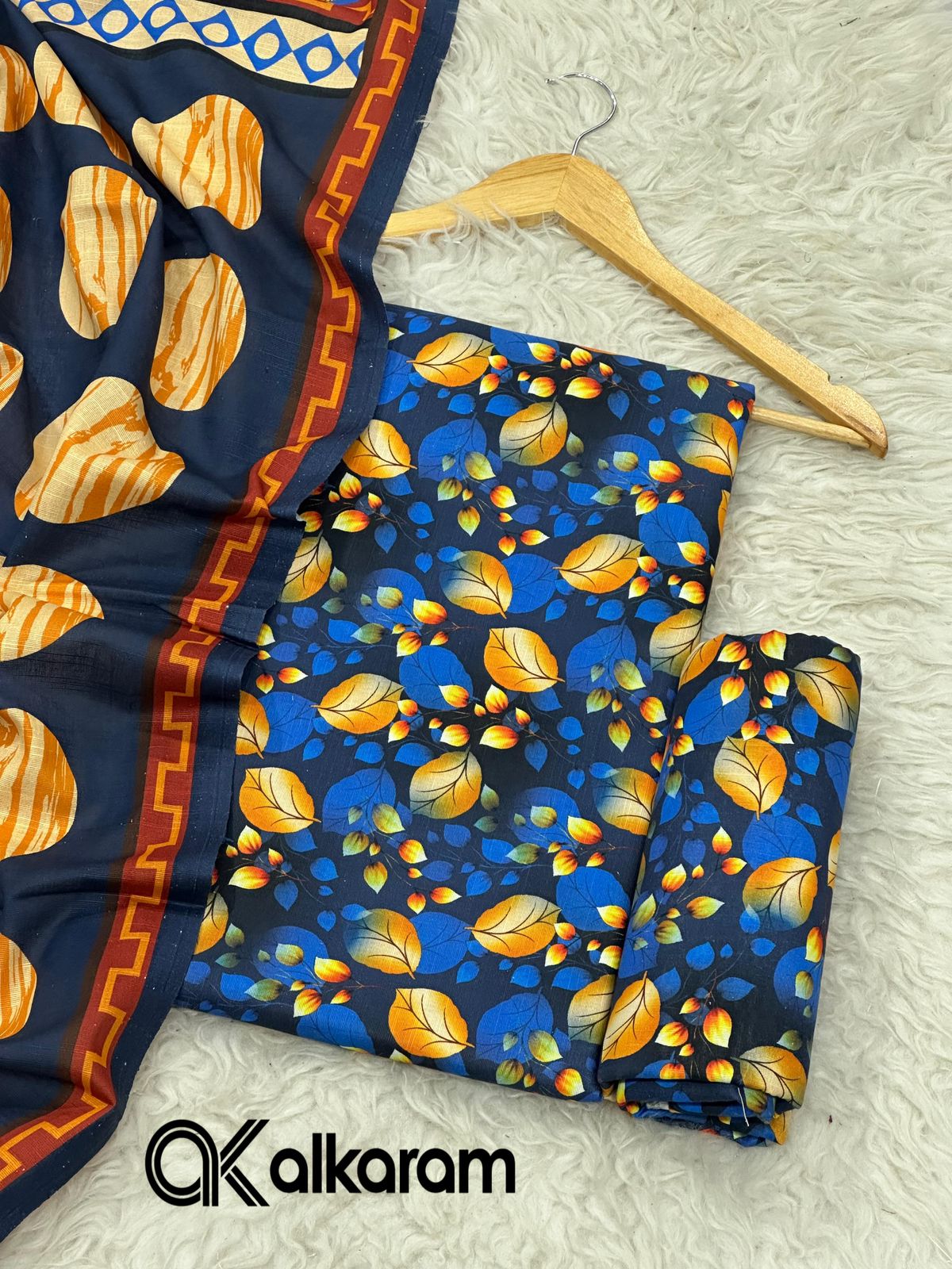 3pc Khaddar Alkaram-ZI036
