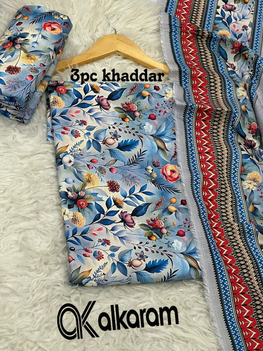 3pc Khaddar Alkaram-ZI049