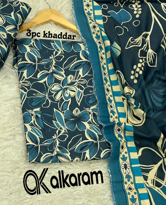 3pc Khaddar Alkaram-ZI052