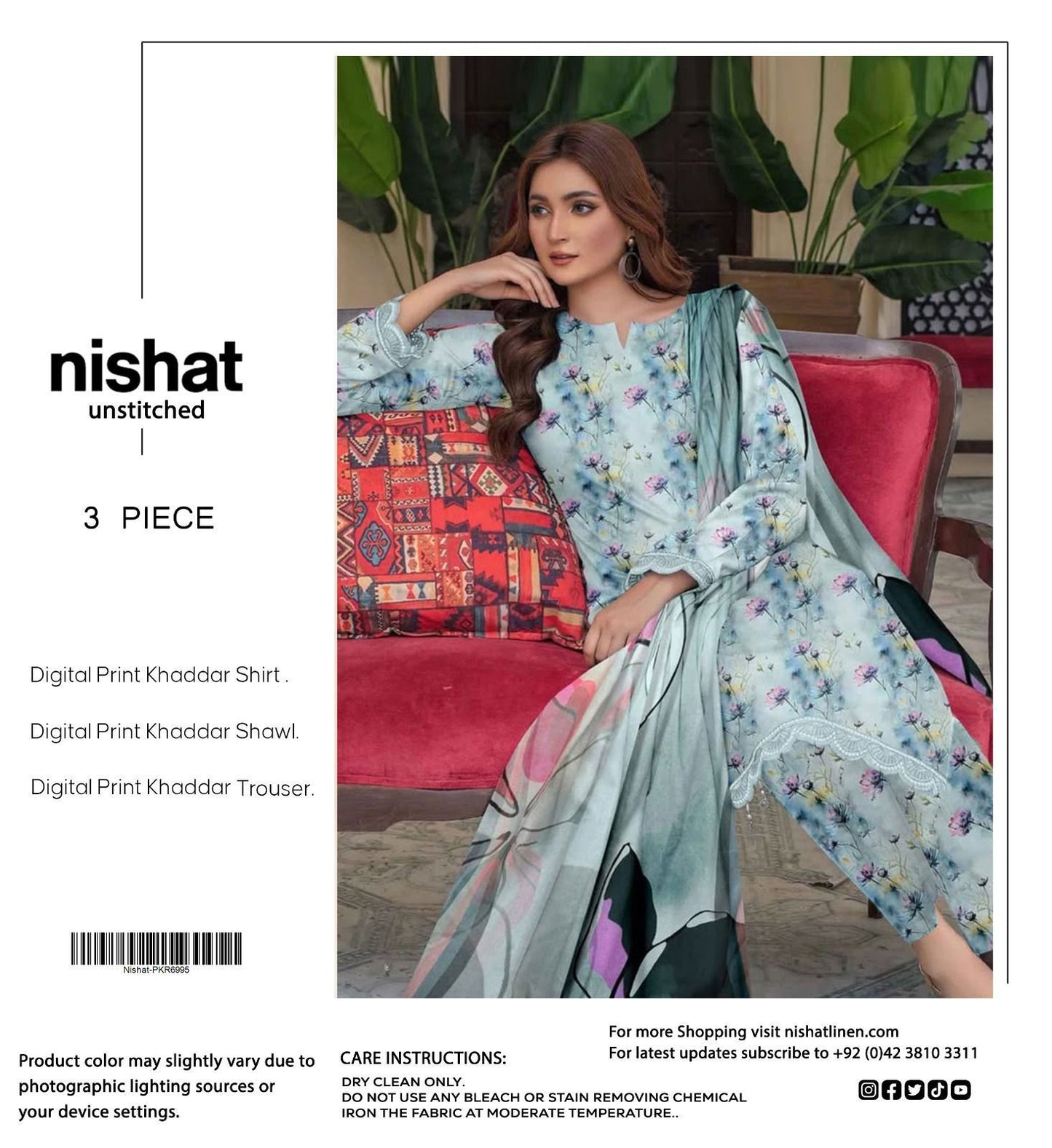 3pc Khaddar Nishat-ZI056