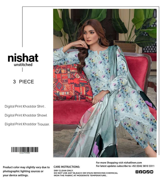 3pc Khaddar Nishat-ZI056