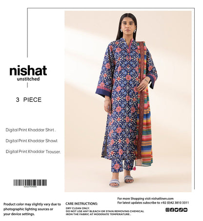 3pc Khaddar Nishat-ZI057