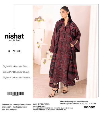 3pc Khaddar Nishat-ZI061