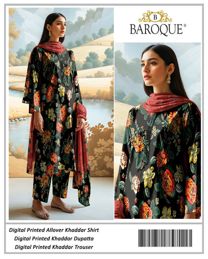 3pc Khaddar Baroque-AS004