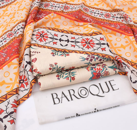 3pc Khaddar Baroque-AS007