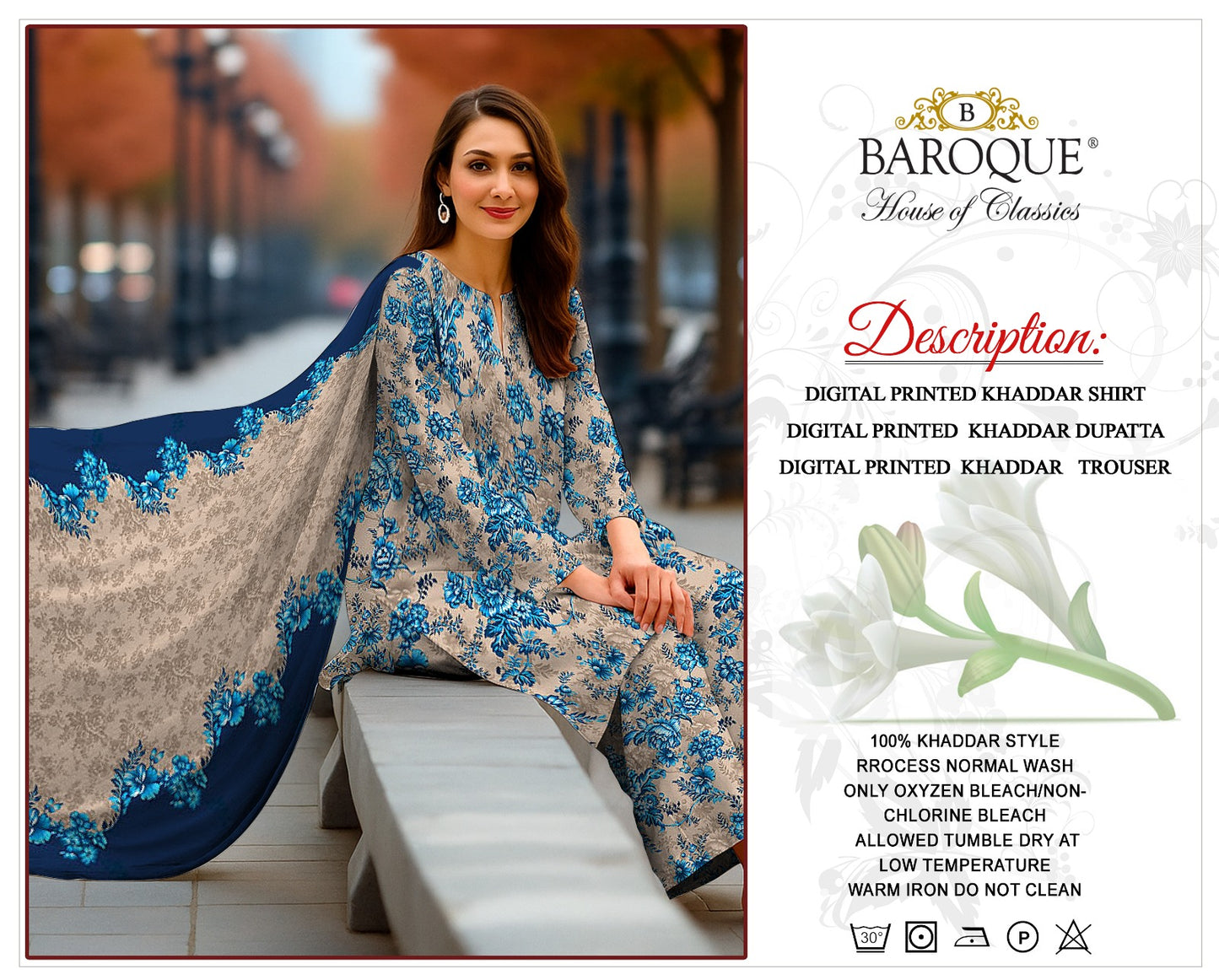3pc Khaddar Baroque-AS012