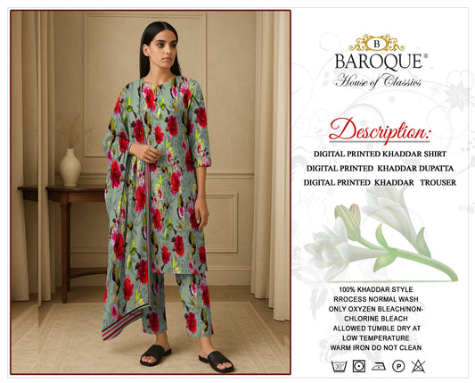 3pc Khaddar Baroque-AS014
