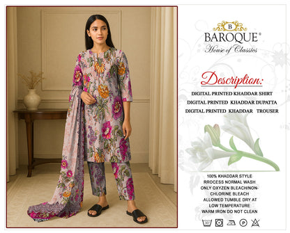 3pc Khaddar Baroque-AS017