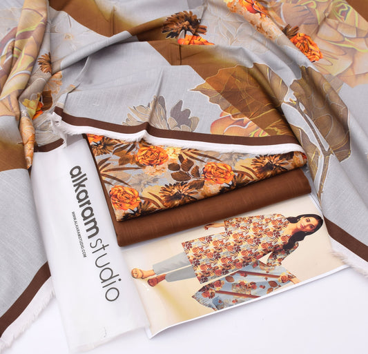 3pc Khaddar Alkaram-AS028