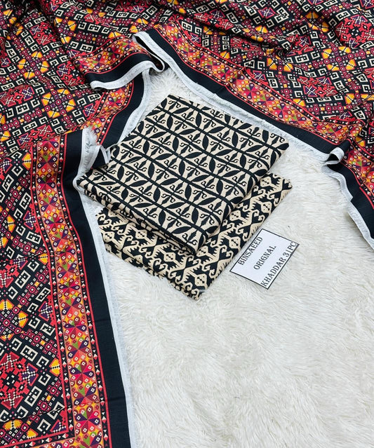 3pc Khaddar Bin Saeed-AH018