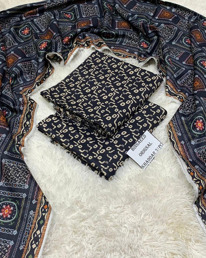 3pc Khaddar Bin Saeed-AH012