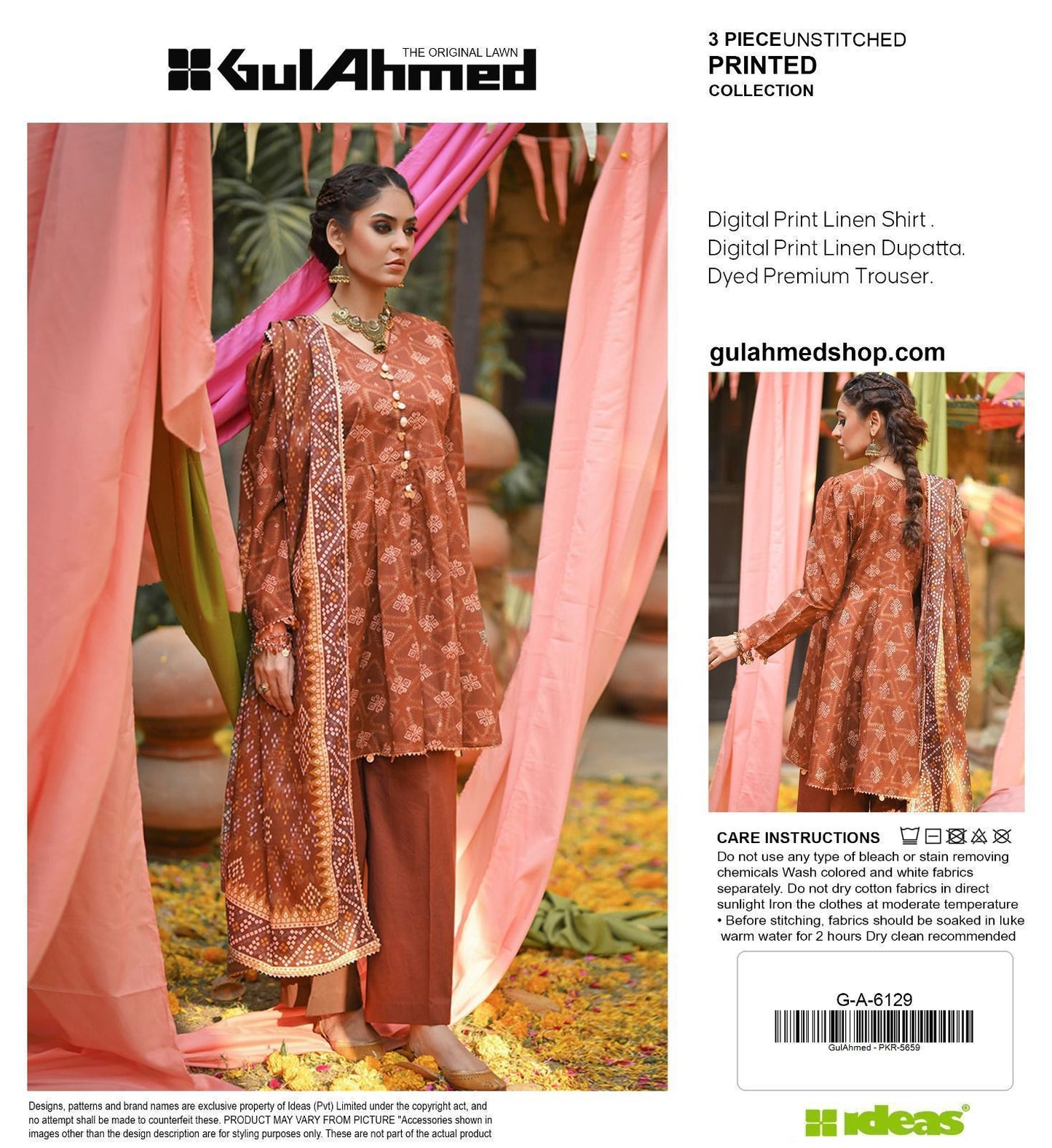 3pc Premium Linen-ZI008