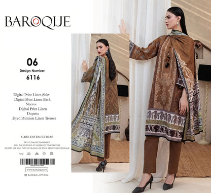 3pc Premium Linen-ZI009