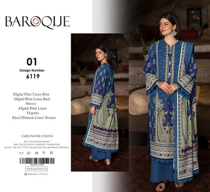 3pc Premium Linen-ZI010