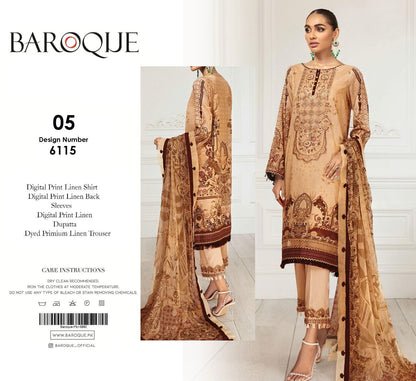 3pc Premium Linen-ZI012