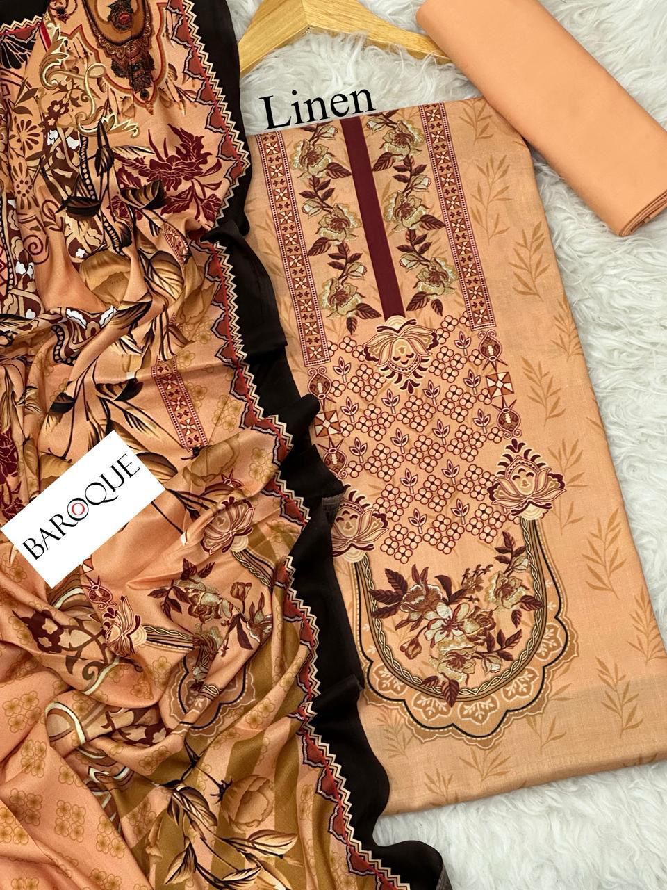 3pc Premium Linen-ZI012