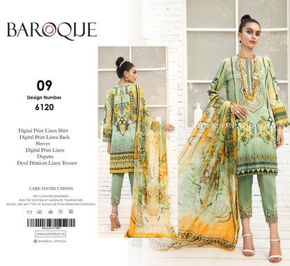 3pc Premium Linen-ZI011