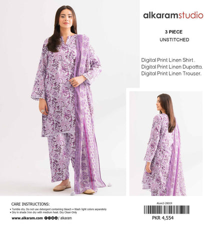 3pc Premium Linen-ZI013