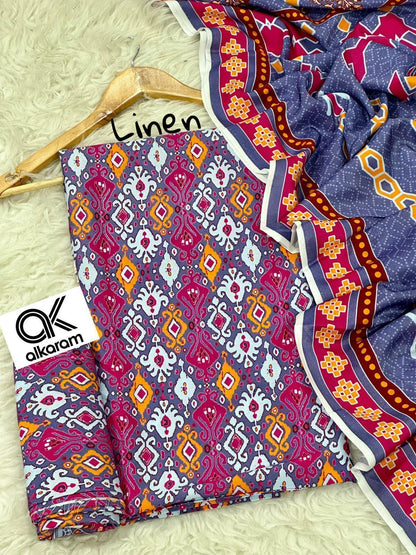 3pc Premium Linen-ZI016