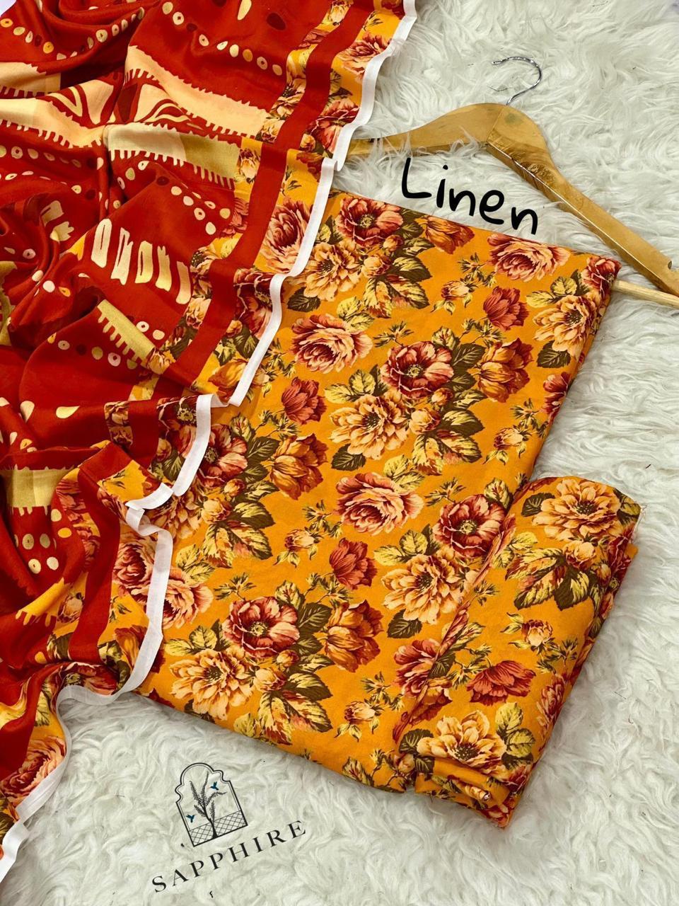 3pc Premium Linen-ZI017