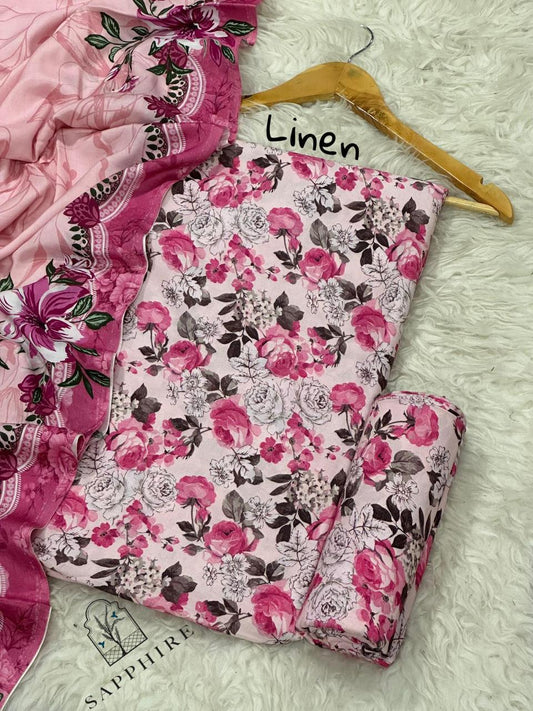 3pc Premium Linen-ZI019