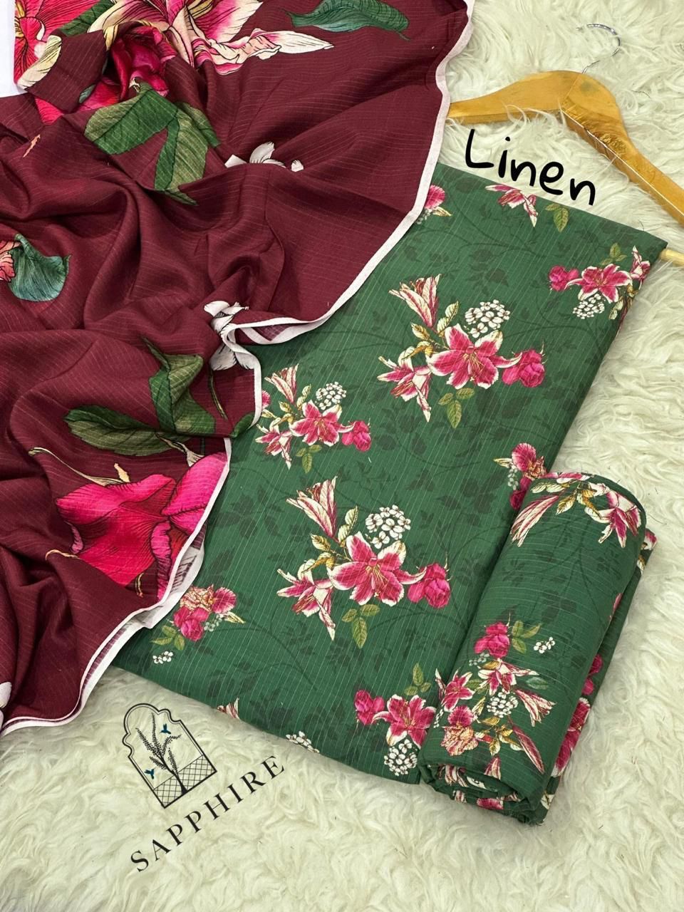 3pc Premium Linen-ZI024