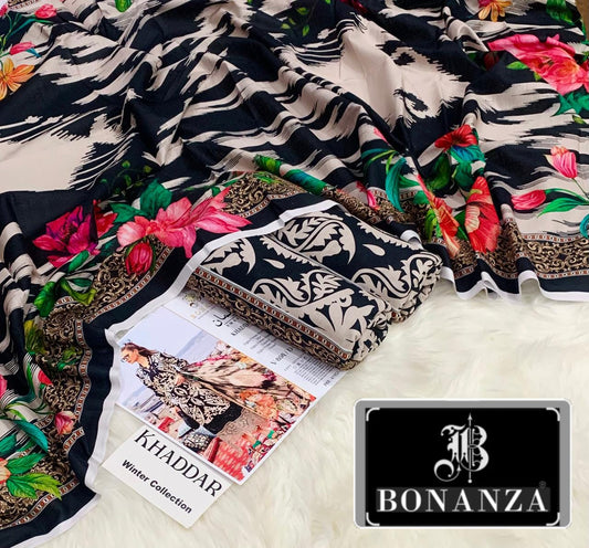 3pc Khaddar Bonanza-EM005