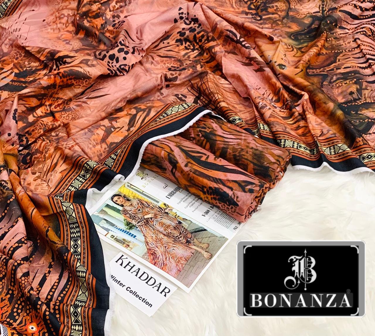 3pc Khaddar Bonanza-EM009