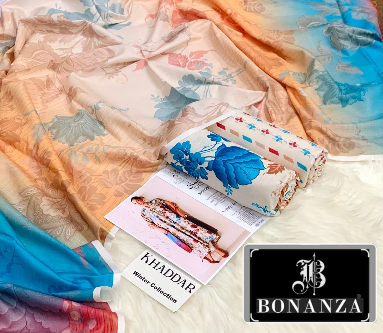 3pc Khaddar Bonanza-EM010