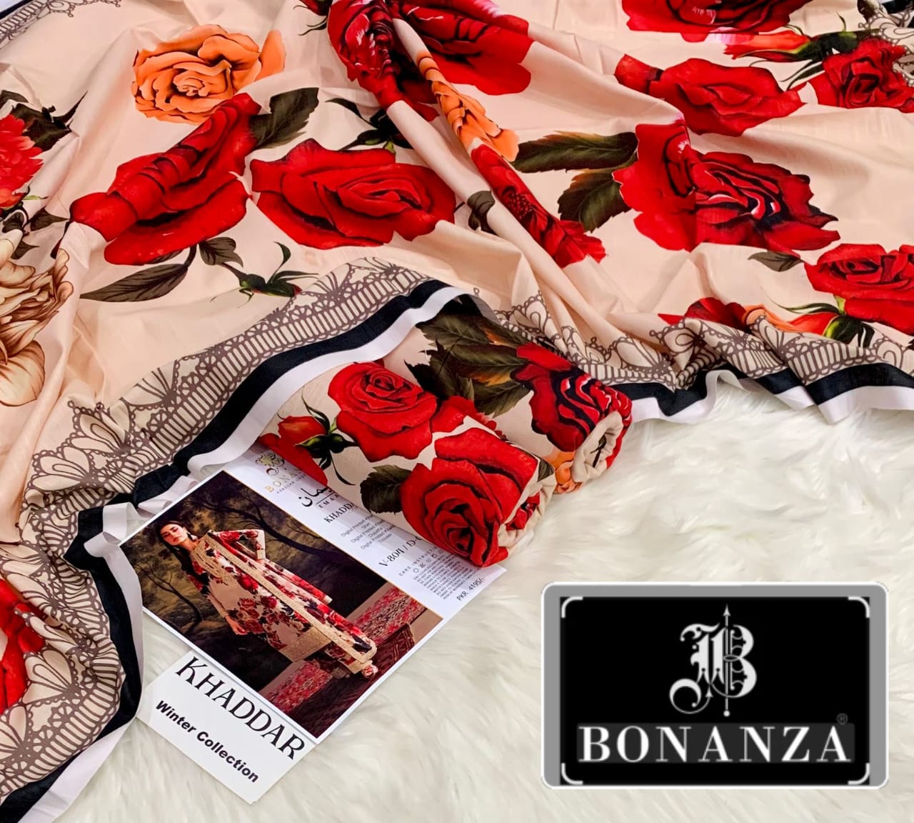 3pc Khaddar Bonanza-EM012