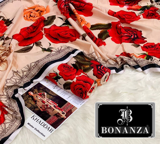 3pc Khaddar Bonanza-EM012
