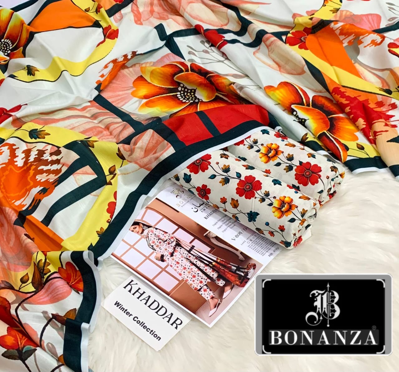 3pc Khaddar Bonanza-EM013