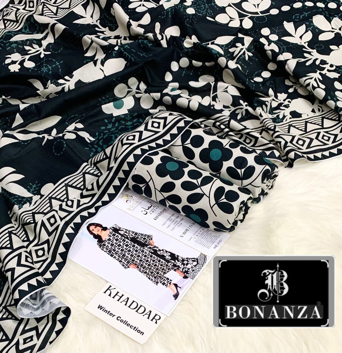 3pc Khaddar Bonanza-EM019