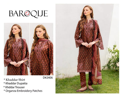3pc Dhanak Baroque-SD013