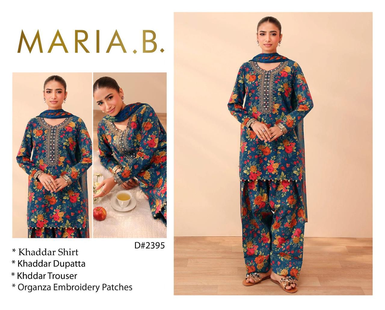 3pc Dhanak Maria B-SD010