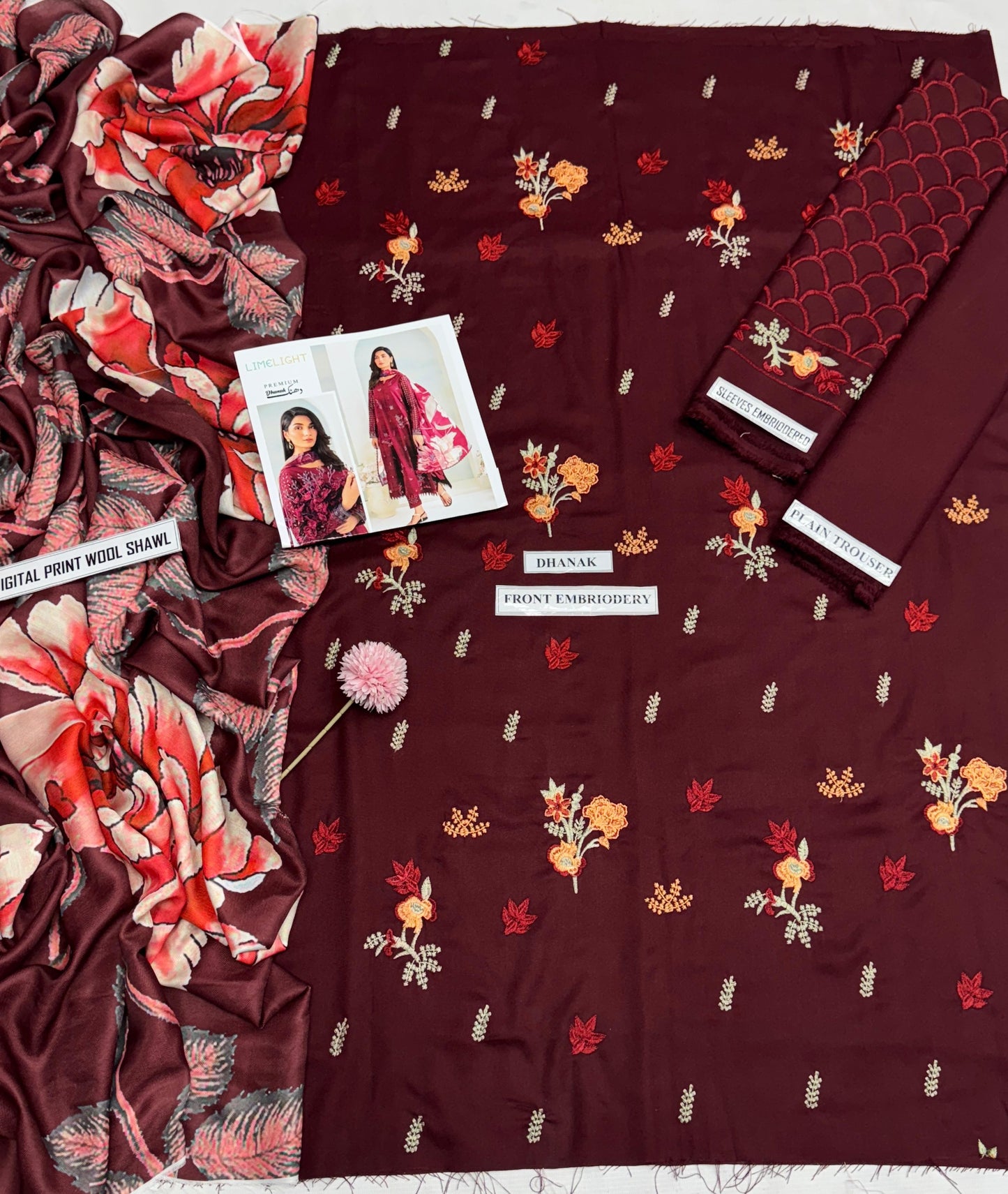 3pc Dhanak Limelight-AL252