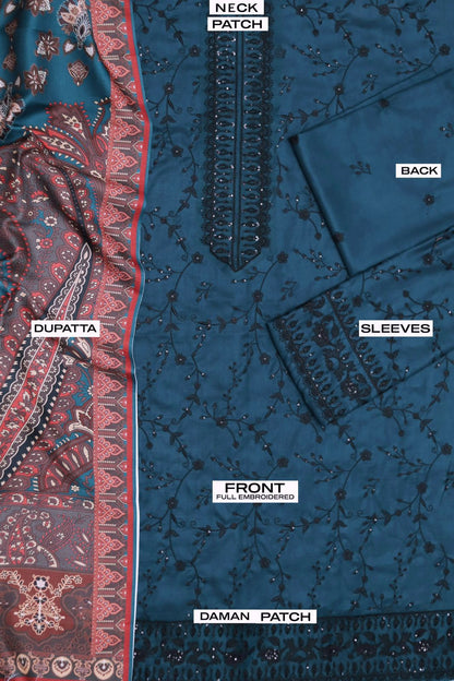 3pc Dhanak Asim Jofa-SD008