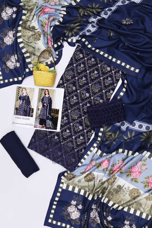 3pc Dhanak Maria B-SD007