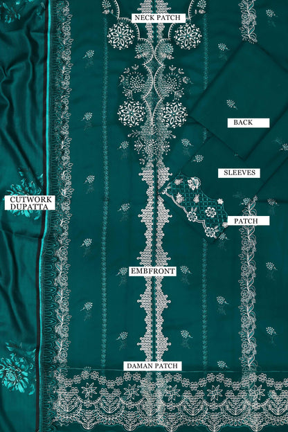 3pc Dhanak Maria B-SD002