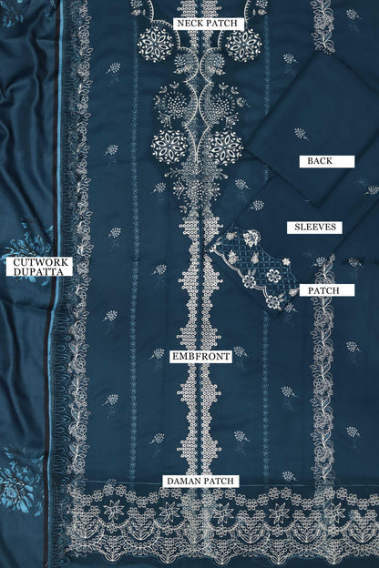 3pc Dhanak Maria B-SD001