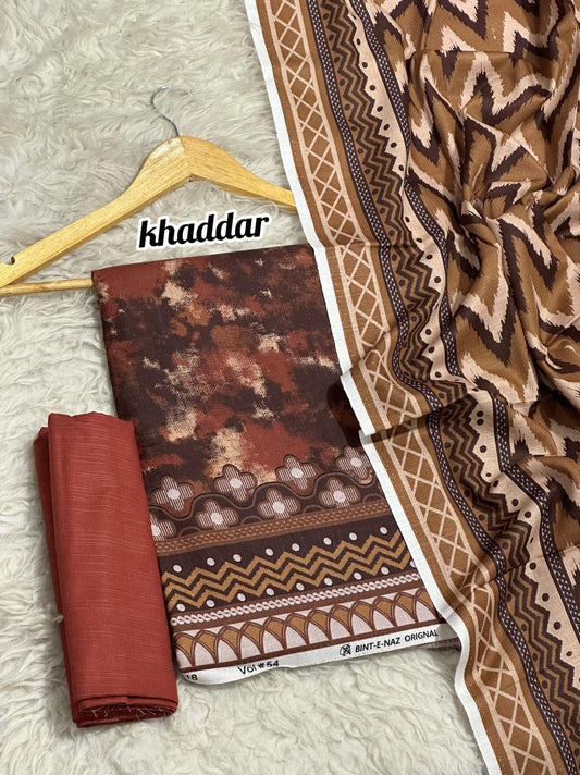 3pc Khaddar Bint e Naaz-ZI007