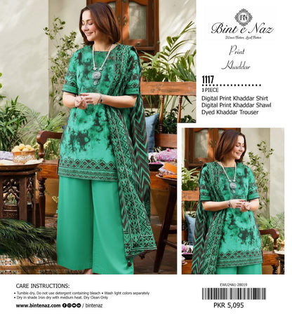 3pc Khaddar Bint e Naaz-ZI010