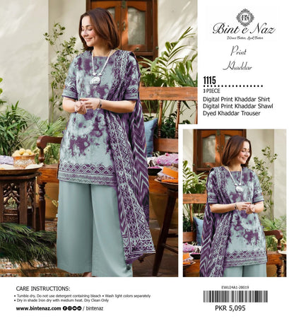 3pc Khaddar Bint e Naaz-ZI004