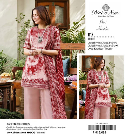 3pc Khaddar Bint e Naaz-ZI001